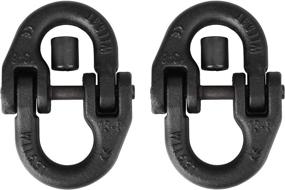 img 3 attached to 🔗 Trailer Safety Chain Connector, Hammerlock Coupling Link, 1/2'', Black Painted, 12000 lbs Working Load (2 Pack): Ensuring Secure Towing with Heavy-Duty Strength
