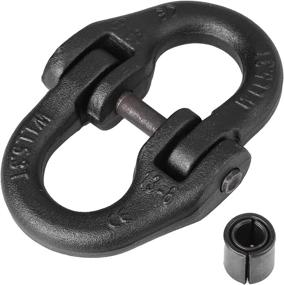 img 2 attached to 🔗 Trailer Safety Chain Connector, Hammerlock Coupling Link, 1/2'', Black Painted, 12000 lbs Working Load (2 Pack): Ensuring Secure Towing with Heavy-Duty Strength