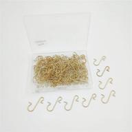 stylish pinkswan 120 pack christmas ornament hooks gold: metal s-shaped xmas hangers for tree decor and party balls логотип