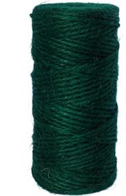 img 4 attached to Colored Jute Twine 328 Feet Durable Natural Jute Rope String Perfect For Arts Crafts Mason Jars Knife Handle Wrapping Wedding Decorations Home Gardening Durable Packing String For Gifts Presents Exterior Accessories