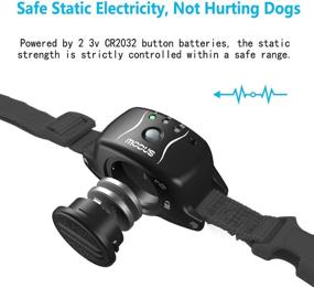 img 2 attached to 🐶 MODUS Bark Collar for Small and Medium Dogs – Training Collar with 3 Shock Modes, Dual Recognition Technology, No Harm Shock, IPX65 Waterproof, Comfortable Fit - Anti Barking Control Collar