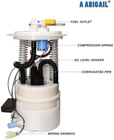 img 2 attached to 🚀 High-Performance Electric Fuel Pump E8536M for 2003-2014 Nissan Murano V6 3.5L GAS DOHC (Left Side, Two Tube Ports)