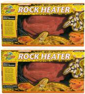 zoo med repticare rock heaters, mini, 5 watt - 2 pack for optimal reptile habitat logo