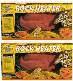 img 1 attached to Zoo Med ReptiCare Rock Heaters, Mini, 5 Watt - 2 Pack for Optimal Reptile Habitat