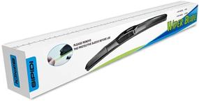 img 1 attached to 🧼 SIPIDI Hybrid Windshield Wipers Blades - Pack of 4, 26” + 17”