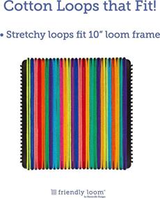 img 1 attached to 🧶 Harrisville Designs Cotton Loops Multiple: Enhance your Creative Projects with Premium Quality Cotton Loops!