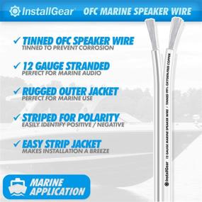 img 3 attached to 🔊 12 Gauge Tinned OFC Heavy Duty Boat Marine Speaker Wire - 100ft by InstallGear