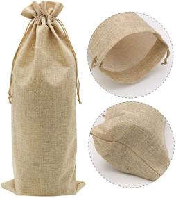 img 2 attached to Shintop Inches Hessian Bottle Drawstring Kitchen & Dining