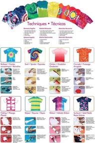 img 3 attached to 🌈 Vibrantly Colorful Tie-Dye Delight with Aleene's Tulip One Step Kit: Bright Colors