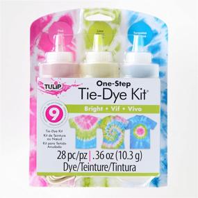 img 4 attached to 🌈 Vibrantly Colorful Tie-Dye Delight with Aleene's Tulip One Step Kit: Bright Colors