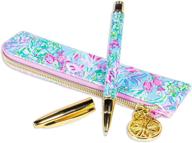 шариковая ручка lilly pulitzer из кожзаменителя storage логотип