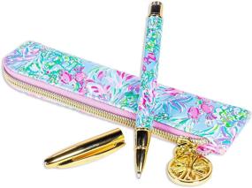 img 4 attached to Шариковая ручка Lilly Pulitzer из кожзаменителя Storage