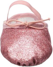 img 3 attached to Sparkle and Shine in Bloch Dance Girl's Glitter Dust Ballet Shoe/Slipper
