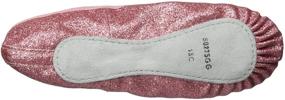 img 1 attached to Sparkle and Shine in Bloch Dance Girl's Glitter Dust Ballet Shoe/Slipper