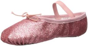 img 4 attached to Sparkle and Shine in Bloch Dance Girl's Glitter Dust Ballet Shoe/Slipper
