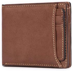 img 3 attached to 👝 Genuine Leather Men's Wallet with Removable Accessories