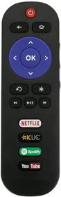 img 1 attached to Enhanced RC280 IR Remote Control for TCL ROKU TV Smart HDTV with Netflix 📱 KLIC Spotify YouTube Shortcut App Key 32S3800 32S3850P 28S3750 40FS3800 48FS3700 50UP120 55FS3700 55US5800 65US5800 (RC280-NKSY)