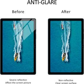 img 1 attached to 🔍 2 Pack Galaxy Tab S6 Lite 10.4 inch Anti Glare Anti Blue Light Screen Protector, FILMEXT Eye Protection Compatible with Galaxy Tab S6 Lite 10.4" Release [Not Glass]