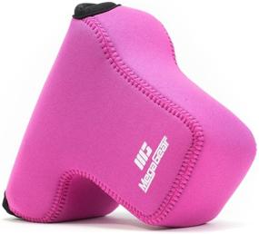 img 3 attached to 💖 MegaGear MG1502 Sony Alpha A6400, A6500 (18-135mm) Neoprene Camera Case - Hot Pink, Ultra Light