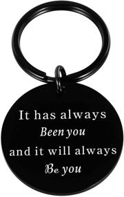 img 4 attached to 🔑 ARKUKU Anniversary Keychains with Valentine's Theme - Ideal for Birthdays