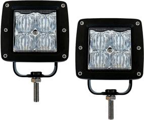 img 2 attached to Power Up Your Off-Road Adventure with OZ-USA 4D POD Flood LED Lights: Ideal for ATV, Truck, Motorcycle & More!