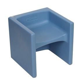 img 2 attached to Kids' Factory CF910-013 Cube Chair: Flexible Seating Classroom Furniture for Daycare, Playroom, and Homeschooling - Indoor/Outdoor Toddler Chair in Sky Blue