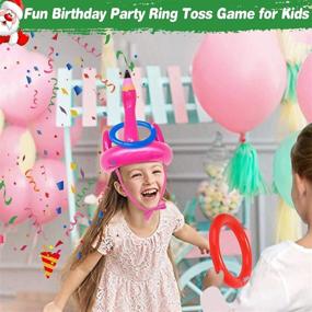 img 3 attached to 🎉 Celebrate and Soar with IGeeKid Inflatable Flamingo Birthday Carnival Fun!