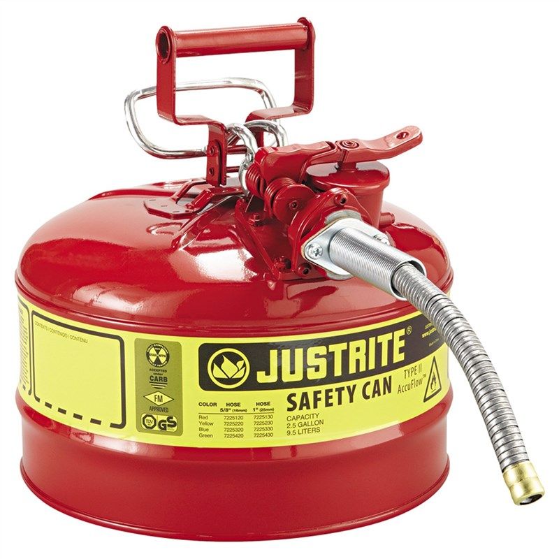 justrite 7225120 accuflow galvanized flexible 로고