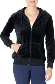 img 4 attached to Starter Womens Velour Jacket Exclusive Sports & Fitness