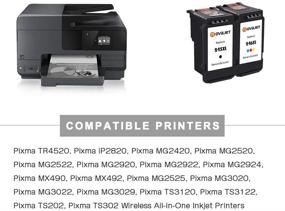 img 2 attached to 🖨️ Novajet Remanufactured Ink Cartridge for Canon PIXMA MX492 MG2520 MG2420 MG2522 - PG-245XL 245 XL CL-246XL 246 XL - Show Ink Level (1 Black + 1 Tri-Color)