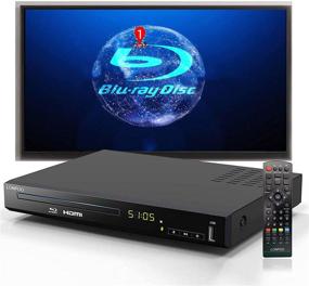 img 4 attached to 📀 LONPOO Blu Ray DVD Player: No Skip, No Picture Freeze, Full HD Disc Player with Noise Cancellation and HDMI/AV Output. Ideal for Home Theater, HDD and USB Playback Support
