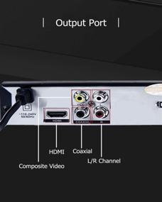 img 1 attached to 📀LONPOO Blu Ray DVD плеер: Без пропусков, без заморозки изображения, полностью HD плеер дисков с шумоподавлением и HDMI/AV выходом. Идеально подходит для домашнего кинотеатра, воспроизведения HDD и USB.