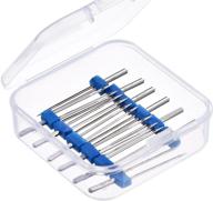 🧵 shappy twin needles - 12 piece set of double twin needles with plastic box for household sewing machine in 3 sizes mixed - 2.0/90, 3.0/90, 4.0/90 logo