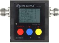 🔍 surecom sw-102: digital vhf/uhf antenna power & swr meter + mf connector - 125-525mhz high precision analysis logo