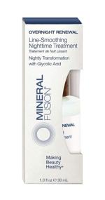 img 3 attached to 🌙 Enhance Skin's Appearance: Mineral Fusion Overnight Renewal Line-Smoothing Night Treatment, 1 oz