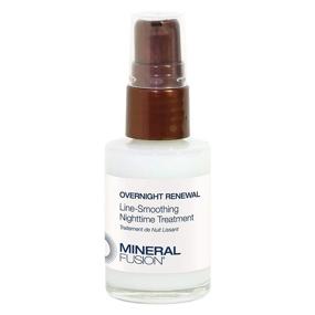 img 2 attached to 🌙 Enhance Skin's Appearance: Mineral Fusion Overnight Renewal Line-Smoothing Night Treatment, 1 oz