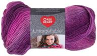 ❤️ unforgettable red heart boutique yarn in petunia (3950) logo