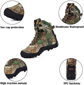 img 1 attached to Manfen Women's Lightweight Waterproof Hiking Boots with Ankle Support for Hunting