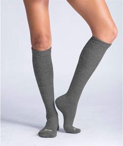 img 2 attached to JAVIE 80% Merino Wool Compression Socks: Ultra Soft, 15-20mmHg Graduated Support for Women & Men