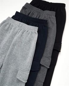 img 3 attached to Coney Island Sweatpants Athletic Charcoal Sports & Fitness