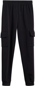 img 1 attached to Coney Island Sweatpants Athletic Charcoal Sports & Fitness