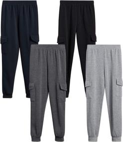 img 4 attached to Coney Island Sweatpants Athletic Charcoal Sports & Fitness