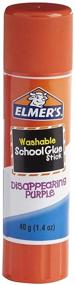 img 2 attached to 🖍️ Elmer's E579 Jumbo Disappearing Purple School Glue Stick - 9 Sticks Total (3 Packs of 3 Sticks), 1.4 Ounce