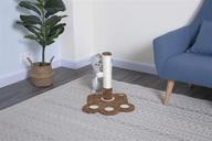 🐱 go pet club f704 scratching post, brown - the ultimate cat playtime essential, lightweight design logo