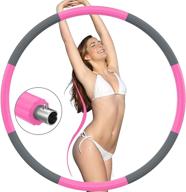 🔥 zltkalze weighted exercise hoop for adults: burn more fat & boost fitness with a sturdy steel tube & soft foam workout hoop - perfect for beginners (2.6lb) logo