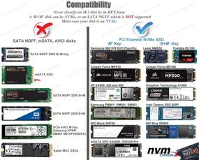 img 1 attached to 💨 Внешний адаптер NV-2575A с высокоскоростным накопителем NVMe M.2 SSD USB 3.1 Gen2 - мобильный корпус для диска с интерфейсом 10Gbps PCIe NVMe, без использования инструментов, в комплекте теплоотвод