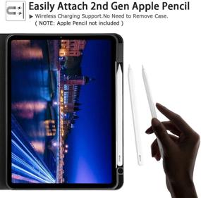 img 2 attached to Keyboard Case for iPad Pro 11-inch 2021 (3rd Gen/2nd/1st Gen) - 7 Color Backlit Wireless Detachable Keyboard - Slim Cover with Pencil Holder - iPad Pro 11 2021 Case