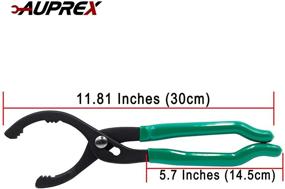 img 3 attached to 🔧 AUPREX 12-inch Three-Position Joint Adjustable Oil Filter Pliers/Wrench: Efficient 2-1/2 to 4-5/8-Inch Oil Filter Removal Tool with Long Anti-Skid Handle