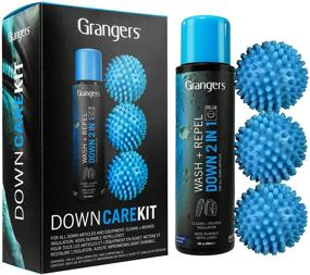 img 1 attached to 🧼 Grangers Down Care Kit: Ultimate Protection for Your Down Gear - Down Wash + Repel, 3 Dryer Balls, 10oz