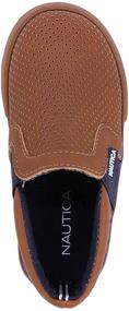 img 1 attached to 👟 Nautica Akeley Brown Boys' Casual Canvas Sneaker - Ideal Sneakers for Everyday Wear